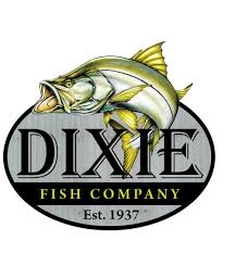 Logo for the Dixie Fish Company, a restaurant on Fort Myers Beach.