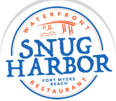 Logo for Snug Harbor Waterfront Restaurant.