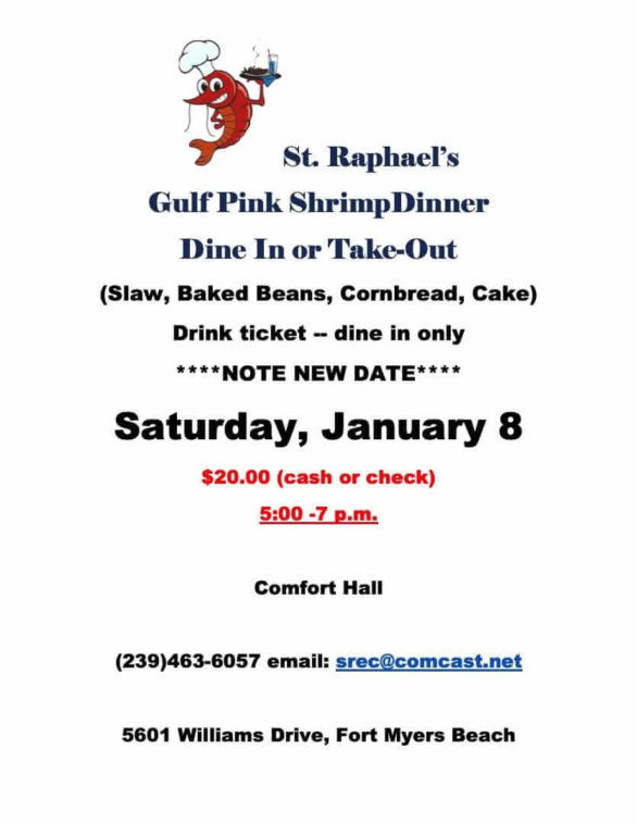 Shrimp sit down dinner flyer Jan 8,. 20220001