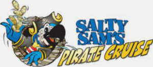 Salty Sam's Pirate Cruise Logo.