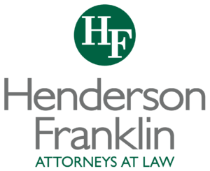 Logo for Henderson Franklin Attorneys At Law.