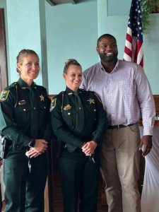 The July deputies of the month with Congressman Byron Donalds.