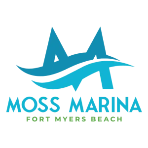 Logo for Moss Marina Fort Myers Beach.