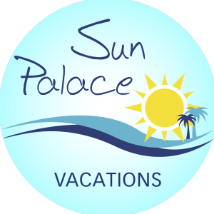 Logo for Sun Palace Vacations.