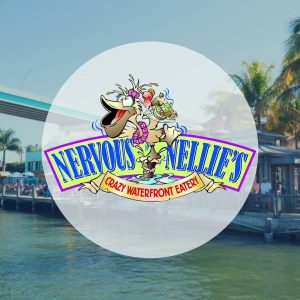 Logos for Nervous Nellies Crazy Waterfront Eatery